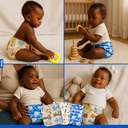 Pack de 3 couches lavables