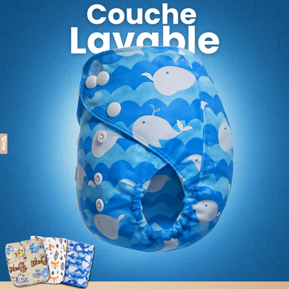 Pack de 3 couches lavables